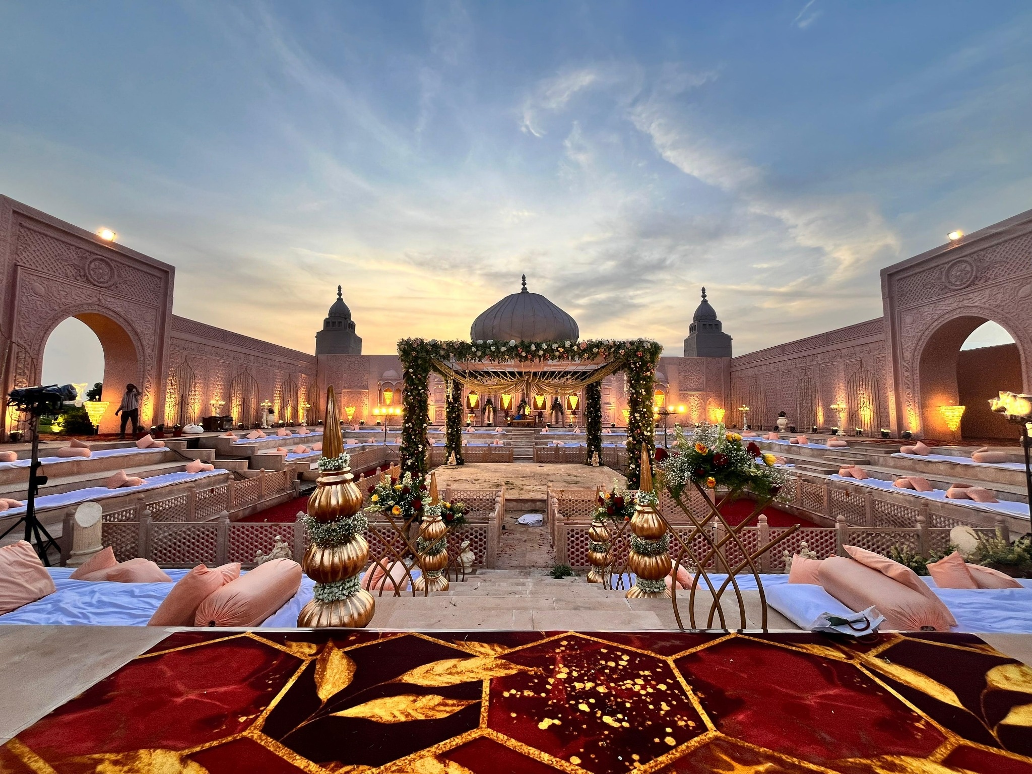 The Amaltaas Fort fort-style wedding venue in Hyderabad