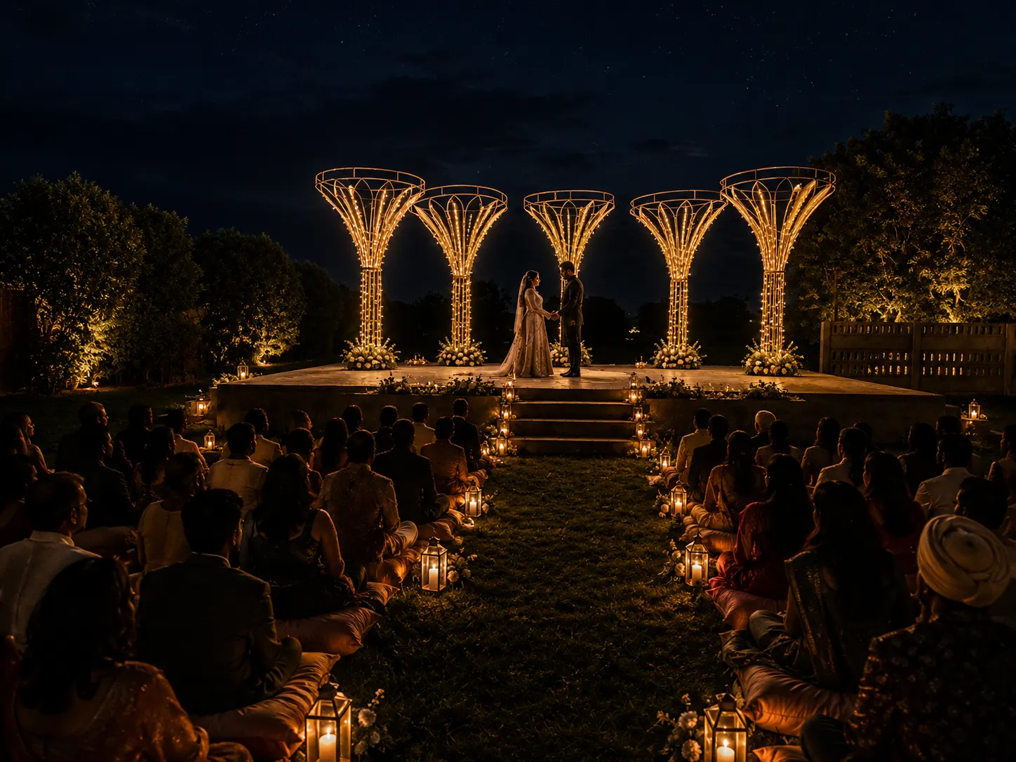 Singapore Stage & Lawns wedding and events venue at The Amaltaas Fort Hyderabad