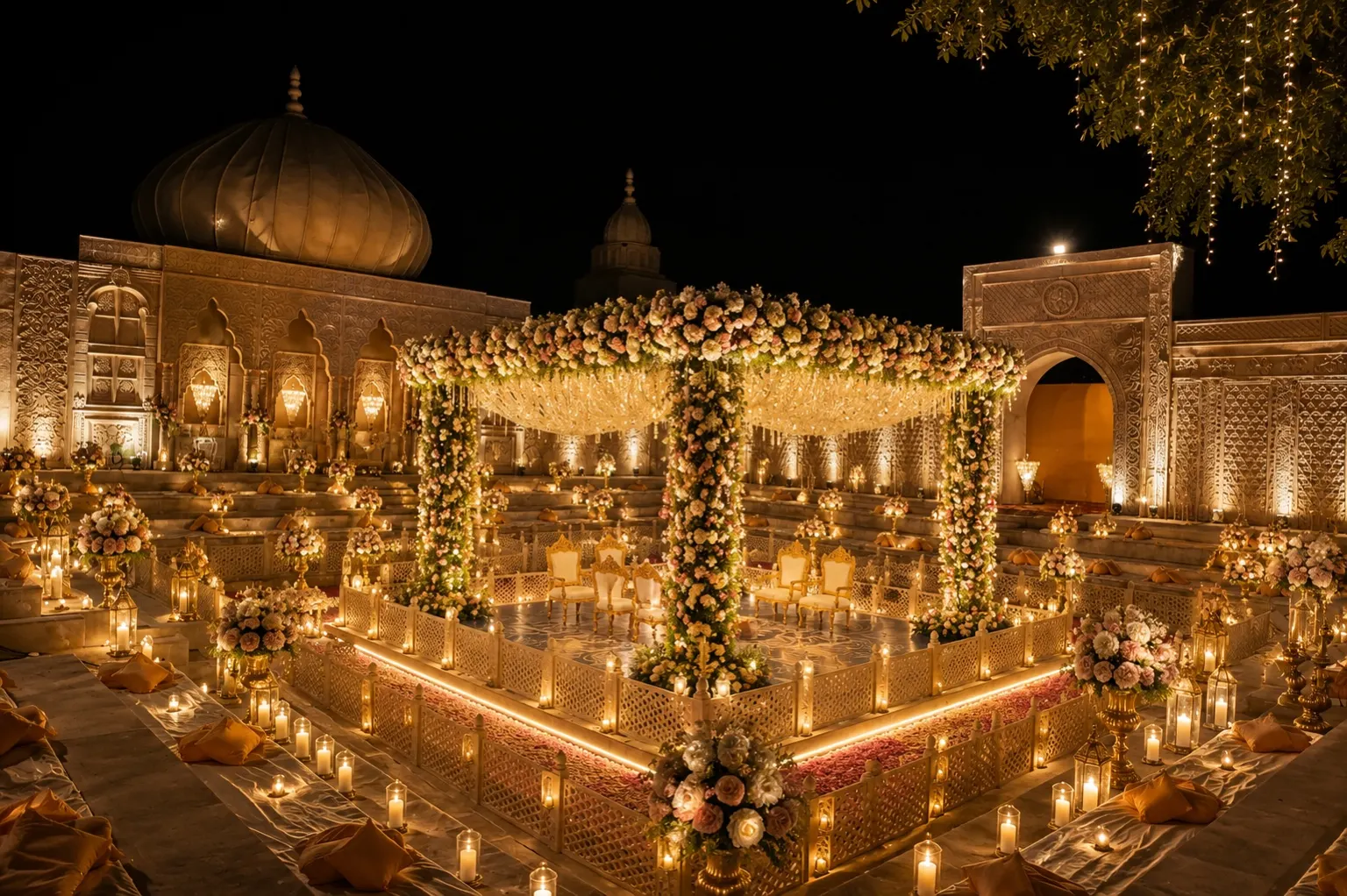 Jaipur Pink Fort Lit
